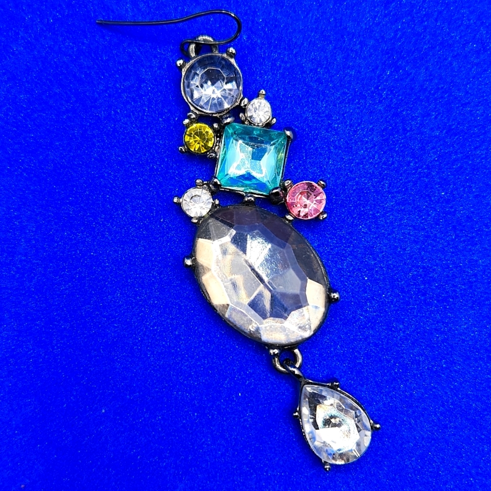 Antique Gem Stone Drop Earrings - Picture 2 of 5